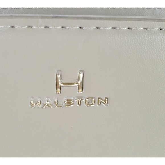 Halston Satchel, Sage Vegan Leather with Matching Interior - Picture 5 of 7